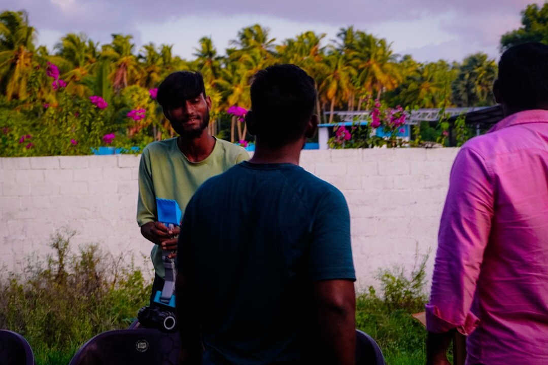 documentary photographer with locals
