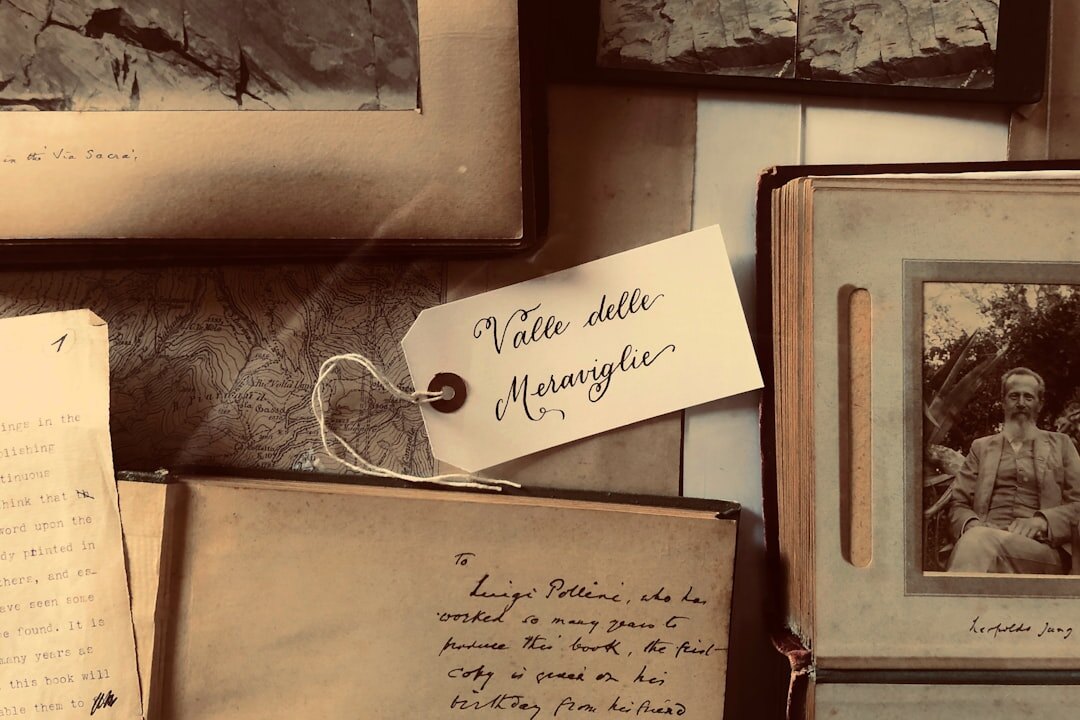 old books and photos